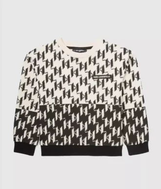 Monogram-sweatshirt til drenge