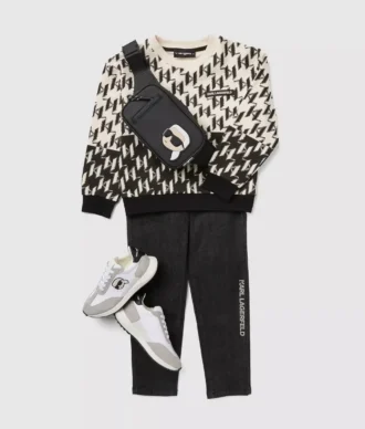 Monogram-sweatshirt til drenge