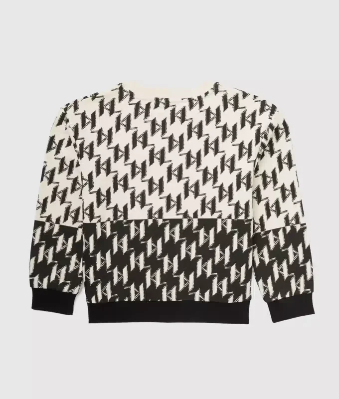 Monogram-sweatshirt til drenge