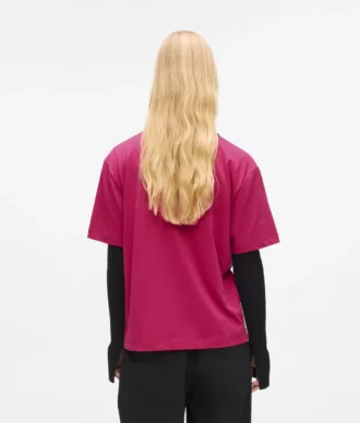 Monogram-T-shirt i regular fit