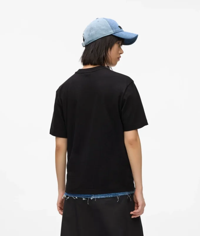 Monogram-T-shirt i regular fit