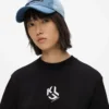 Monogram-T-shirt i regular fit