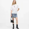 Monogram-T-shirt i regular fit