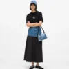 Monogram-T-shirt i regular fit