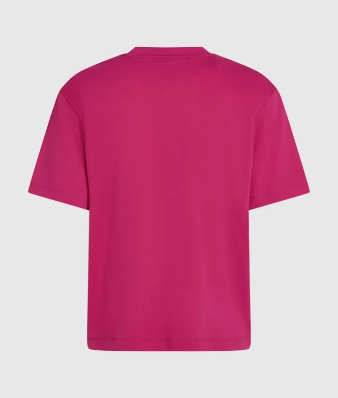 Monogram-T-shirt i regular fit