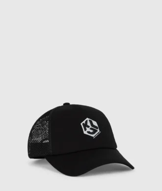 Monogram trucker-kasket