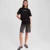 OMBRÉ DENIM SHORTS