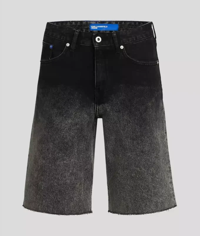 OMBRÉ DENIM SHORTS