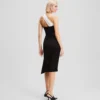 ONE-SHOULDER KJOLE