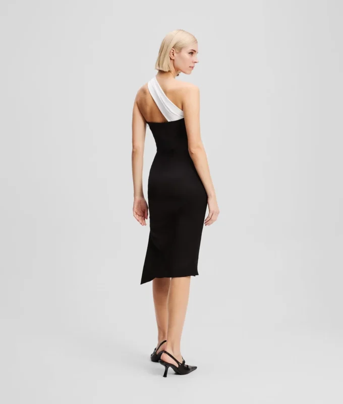 ONE-SHOULDER KJOLE