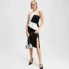 ONE-SHOULDER KJOLE