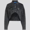 OVERSIZED CROPPED DENIMJAKKE