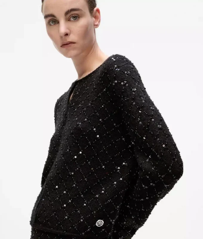 Pailletcardigan