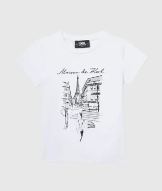 Pige-T-shirt fra Maison de Karl