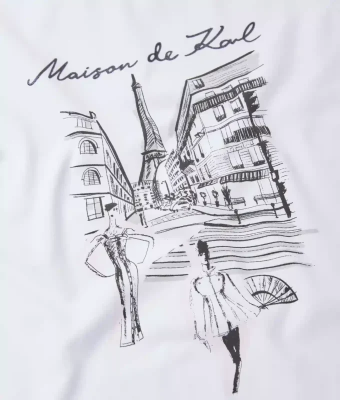 Pige-T-shirt fra Maison de Karl