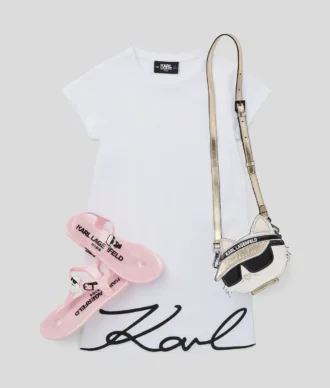 PIGER SIGNATUR T-SHIRT-KJOLE