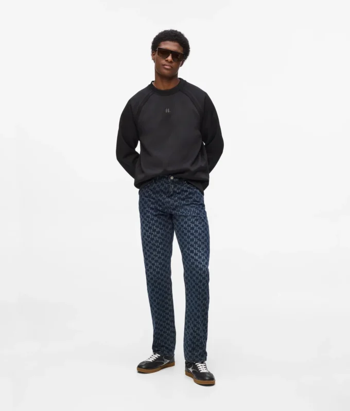 Piqué-sweatshirt