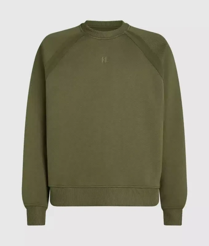 Piqué-sweatshirt