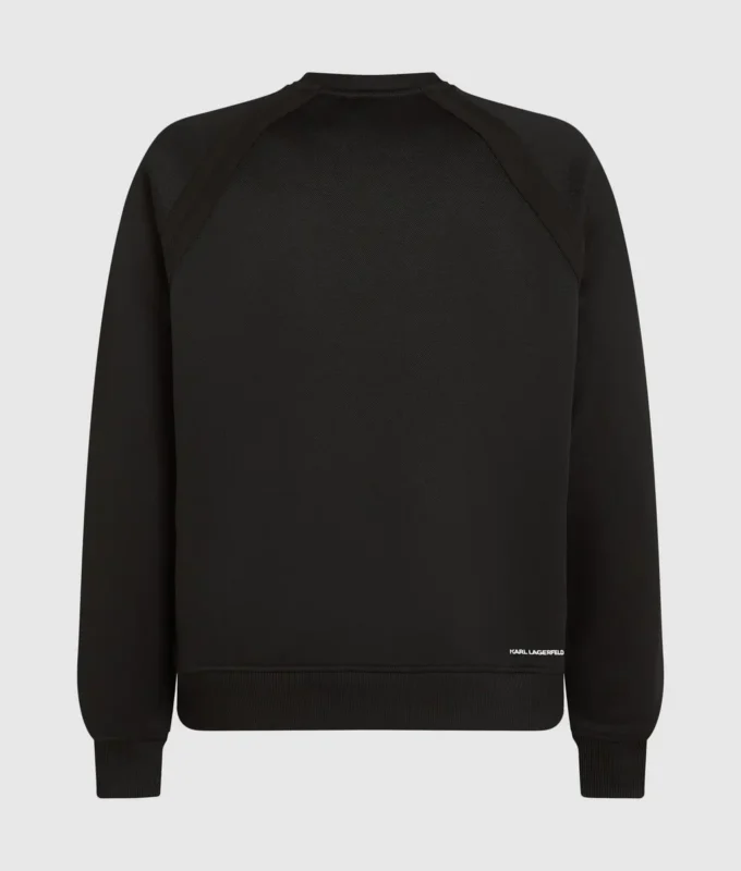 Piqué-sweatshirt