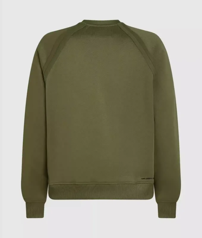 Piqué-sweatshirt