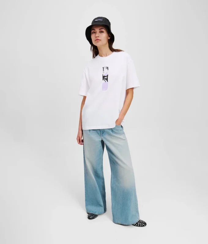 PLISSEREDE JEANS MED BREDE BEN