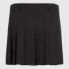 Plisseret miniskirt med bindebånd
