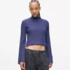 Plisseret sweater