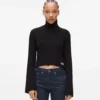 Plisseret sweater