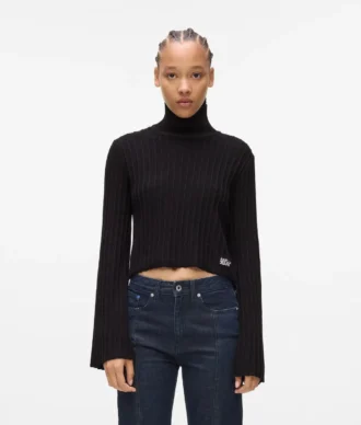 Plisseret sweater