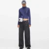 Plisseret sweater