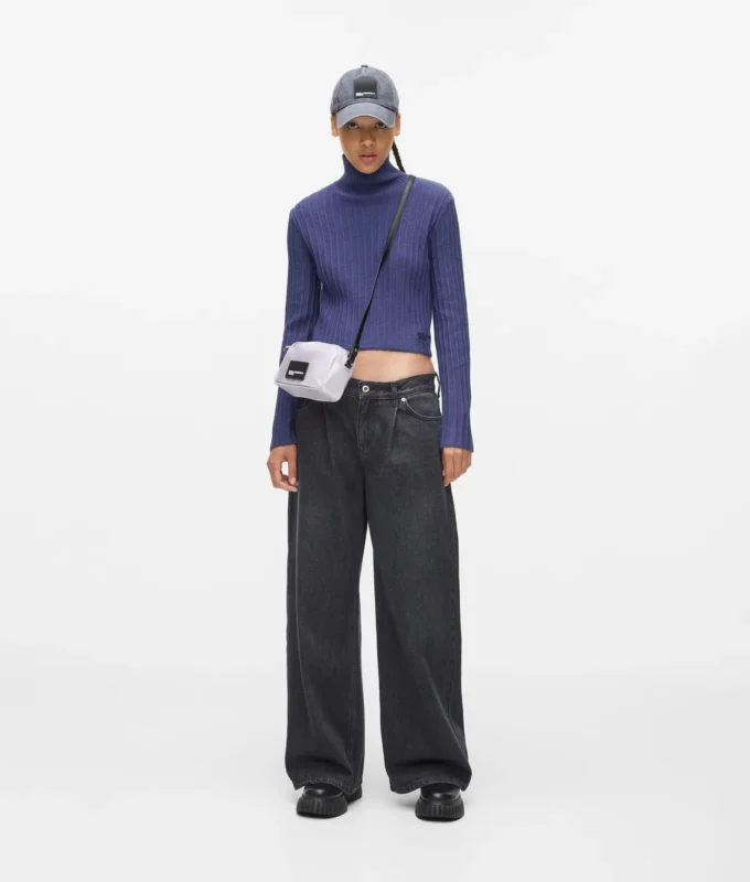 Plisseret sweater