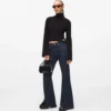 Plisseret sweater