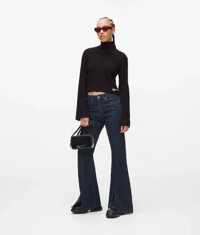 Plisseret sweater