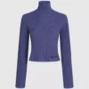 Plisseret sweater