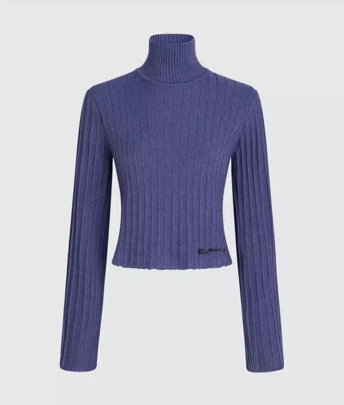 Plisseret sweater