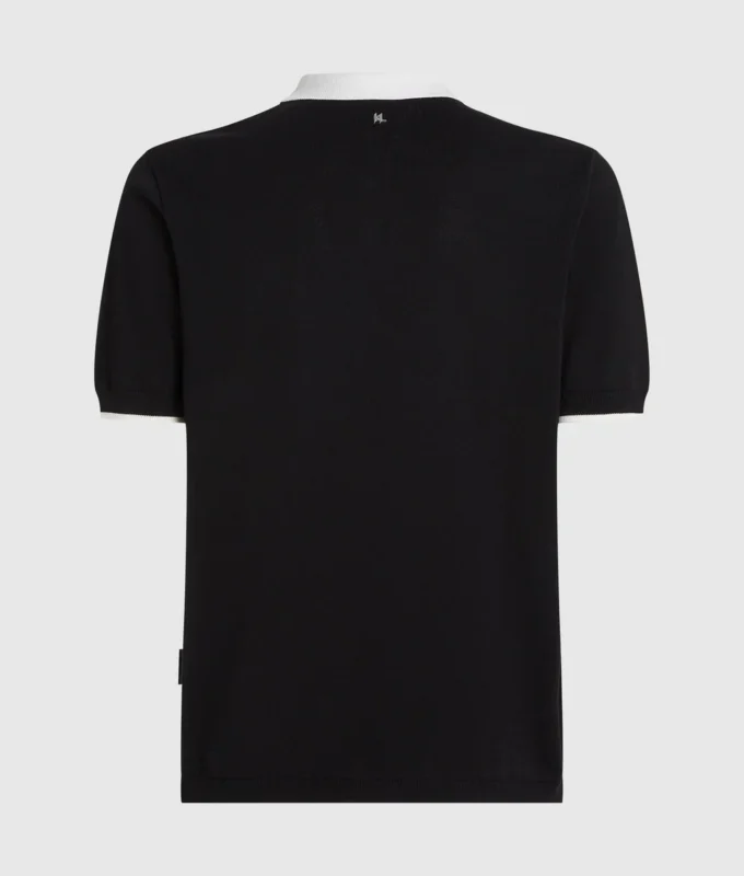 Polo med kontrastkrave