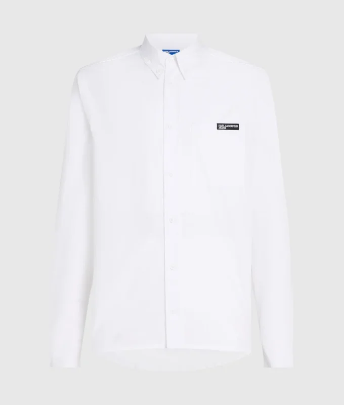 Poplin-skjorte
