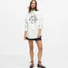 Poplin-skjorte med slips