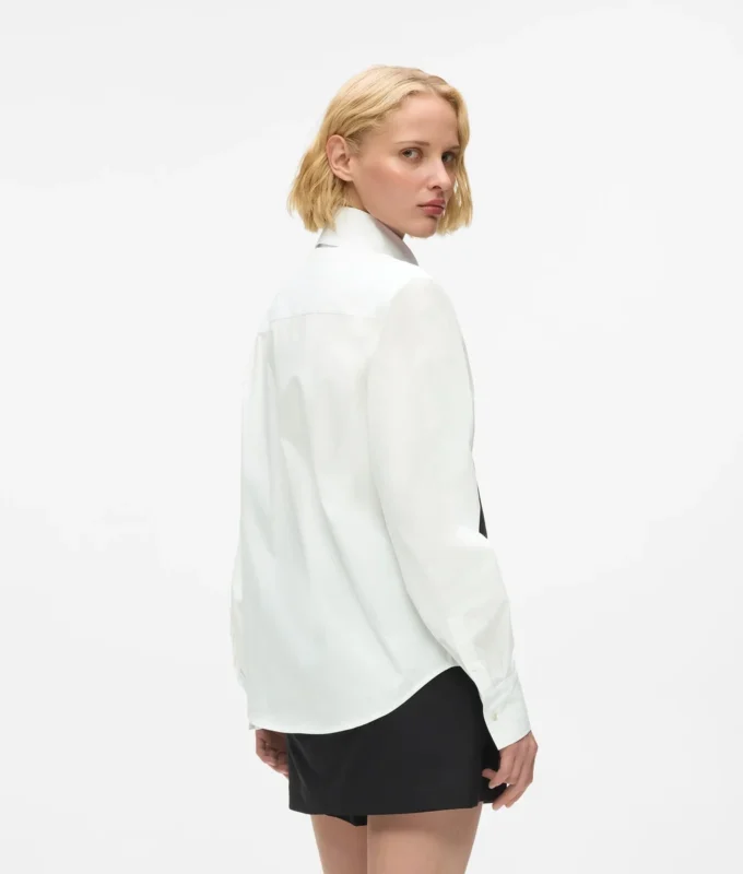 Poplinbluse