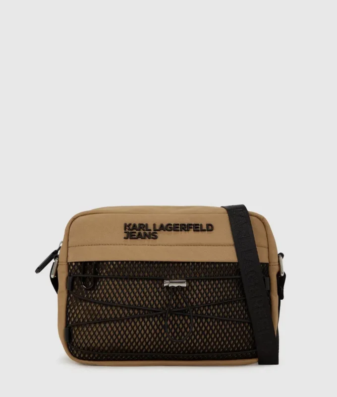 Praktisk crossbody-taske med snøre