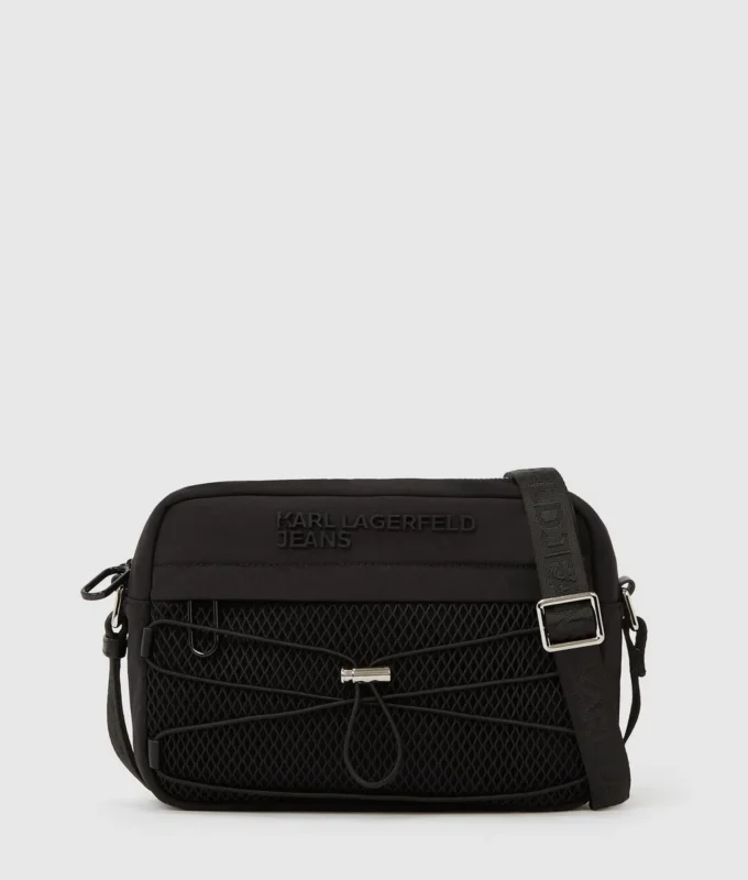 Praktisk crossbody-taske med snøre