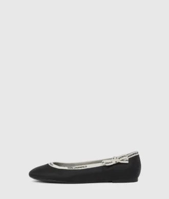 Pumps med båndkrave