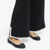 Pumps med båndkrave
