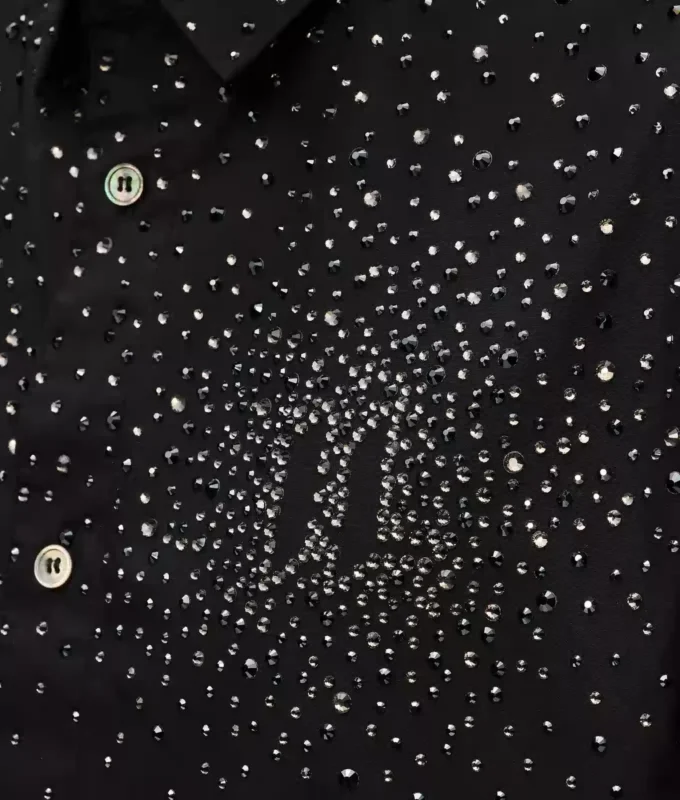 Rhinestone Degradé-skjorte