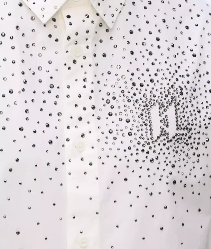 Rhinestone Degradé-skjorte