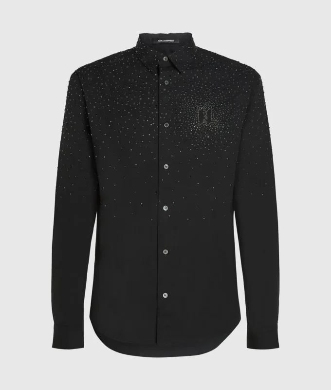 Rhinestone Degradé-skjorte