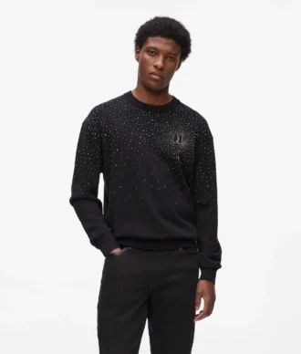 Rhinestone Degradé sweater