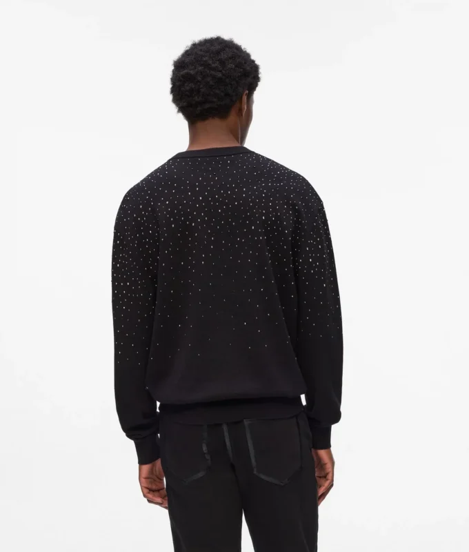 Rhinestone Degradé sweater