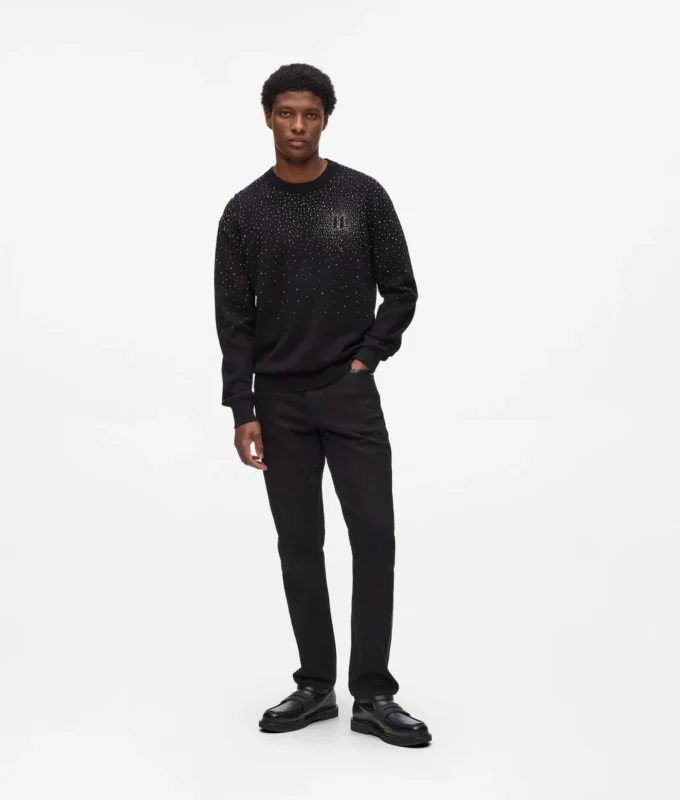 Rhinestone Degradé sweater