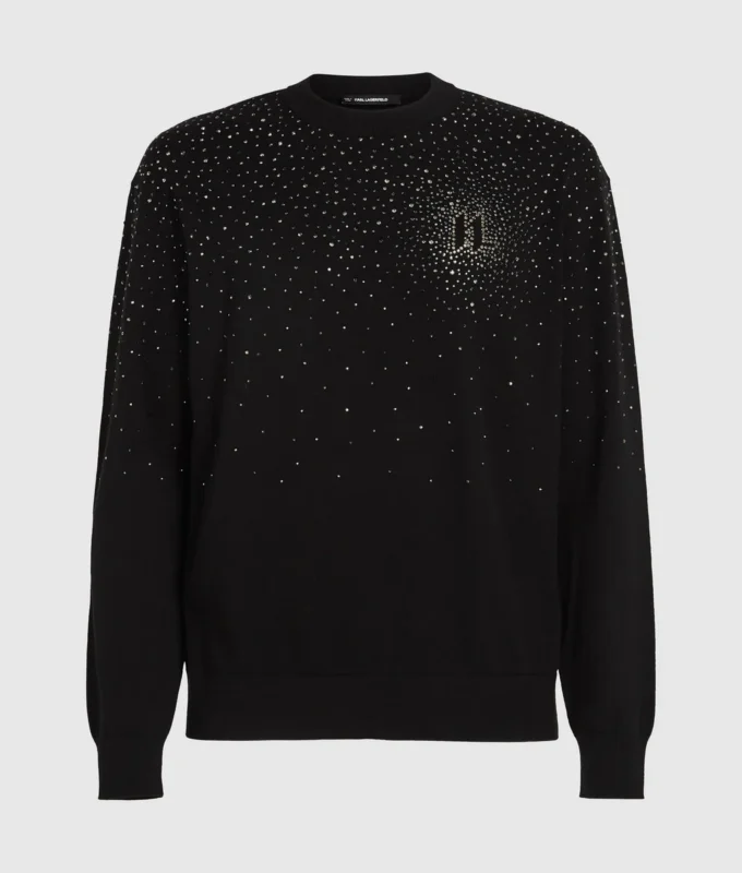 Rhinestone Degradé sweater